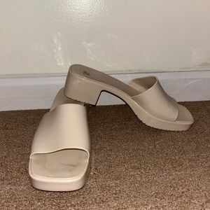 Jelly target heels.
